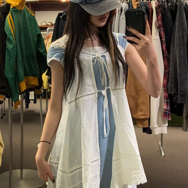 ADIDAS 00’s vintage 데님 볼캡