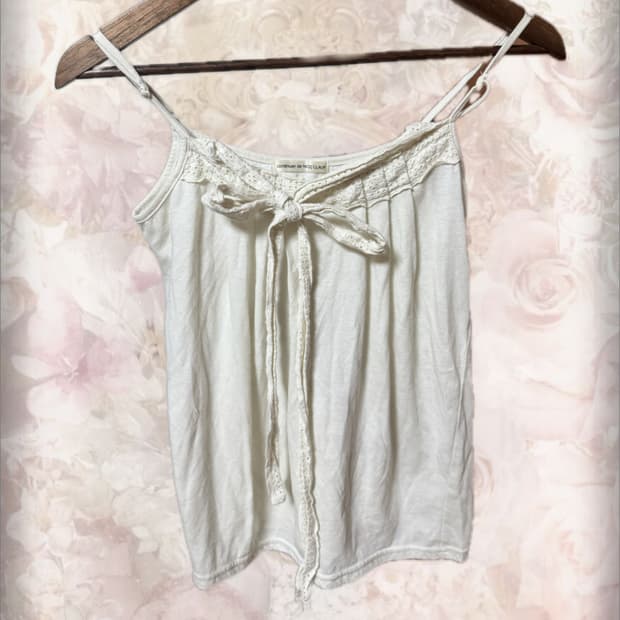 리본 나시 빈티지