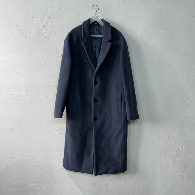 무신사스탠다드 캐시미어혼방 오버핏 싱글코트 M