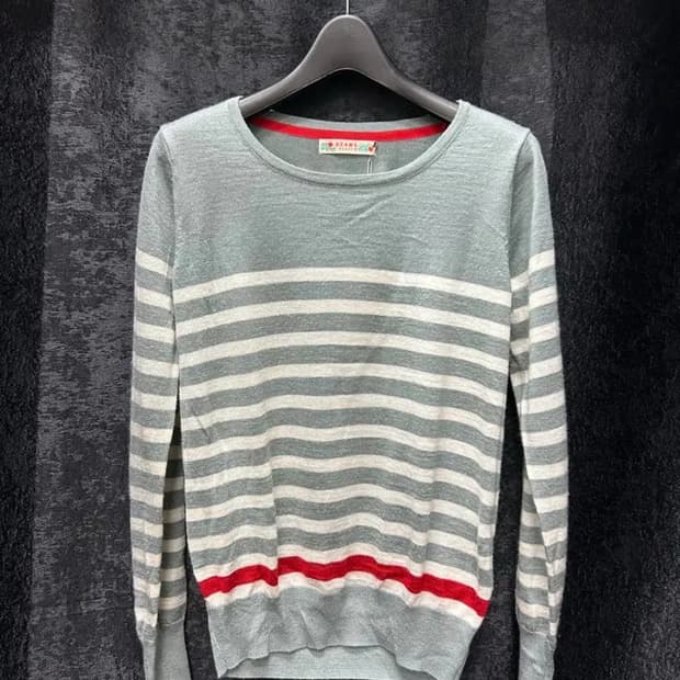 T126 빔즈하트 스트라이프 니트 SIZE S (W)