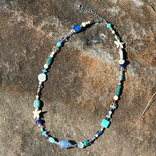[GOH] ocean blue necklace (only one)