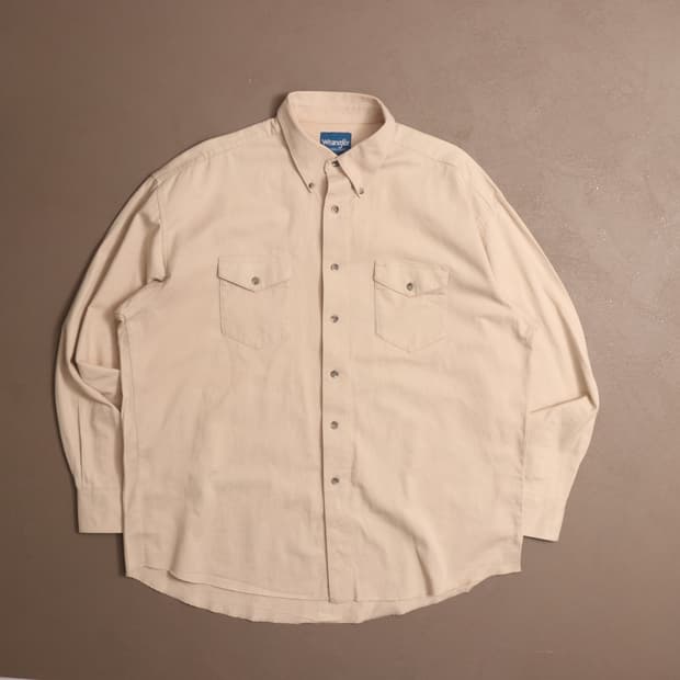 랭글러 헤비코튼 웨스턴 워크셔츠 A1655