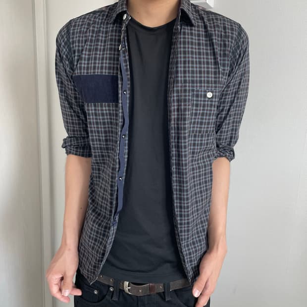 Junya Watanabe Patchwork Check Shirt XS