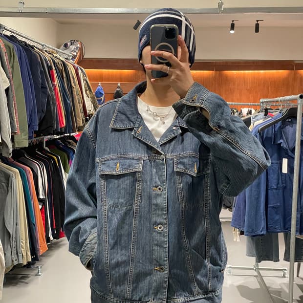 L.L bean 데님 자켓  