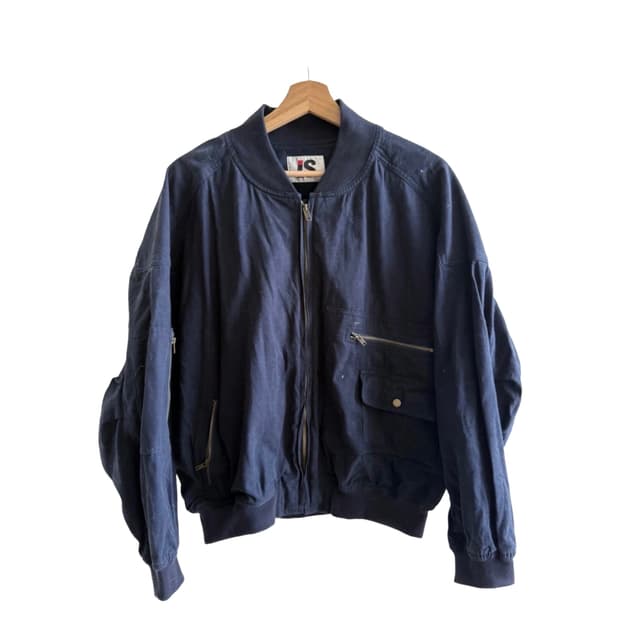 80s issey miyake sports cotton bomber
