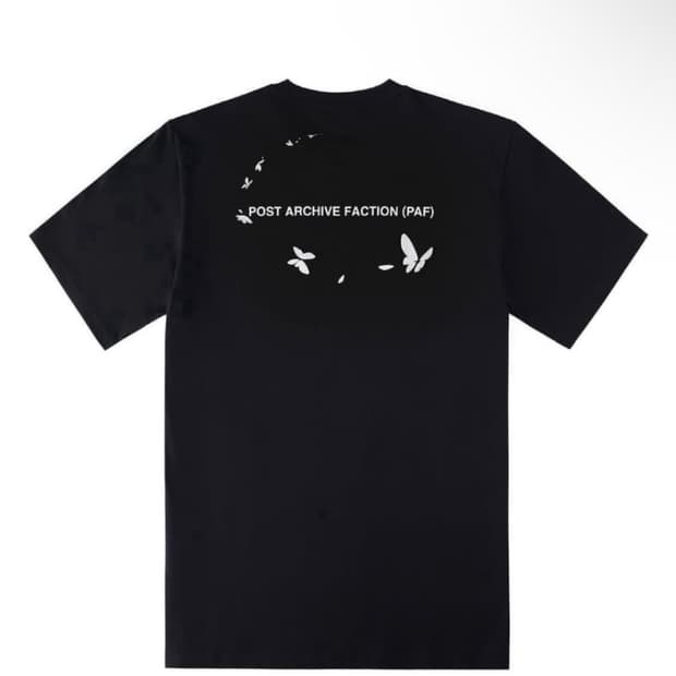 포스트아카이브팩션 수베니어 티셔츠 m사이즈
