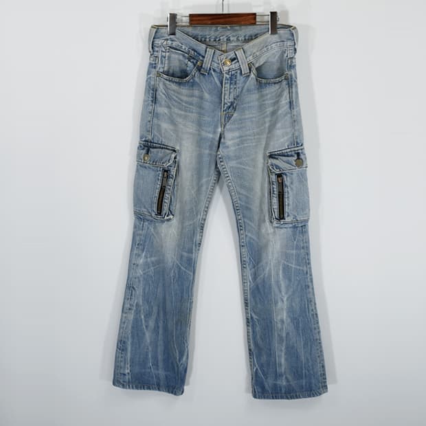 Levis 507 데님카고부츠컷팬츠