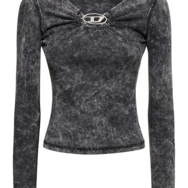 디젤 T-RESPEC-LS 리브드 탑 다크 그레이