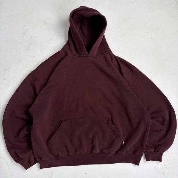 90s Russell Hoodie (burgundy)