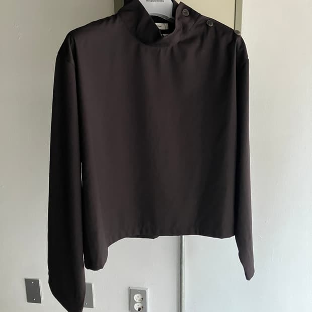 브라운 차이나카라 롱 슬리브