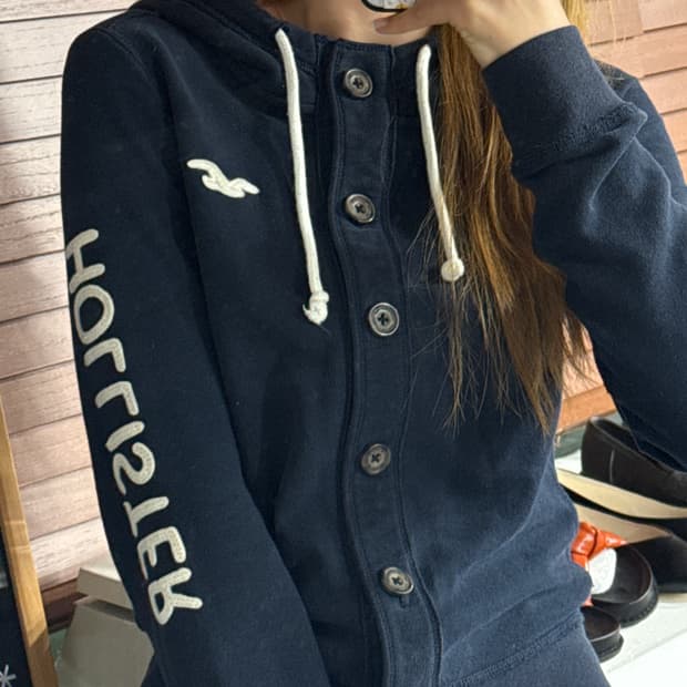 홀리스터 후드집업