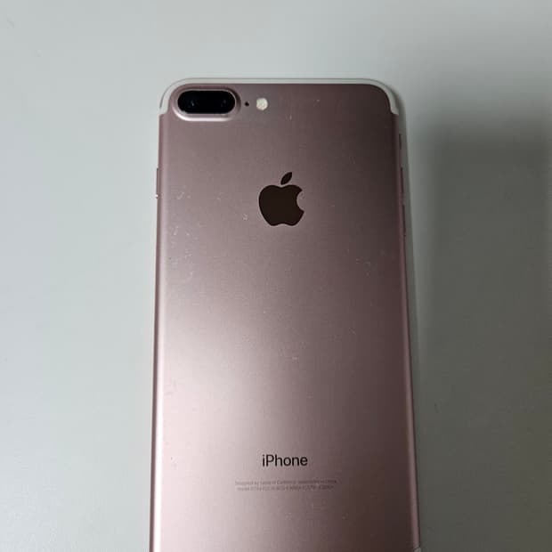 아이폰7 플러스 핑크 128GB / 배터리효율 100%