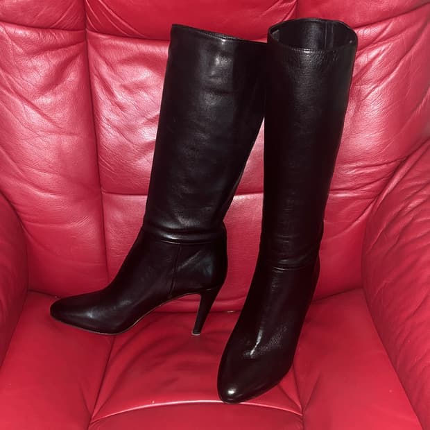 새상품) 프라다 빈티지 양가죽 롱부츠