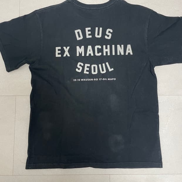 데우스 서울 마포 로고 티셔츠 L