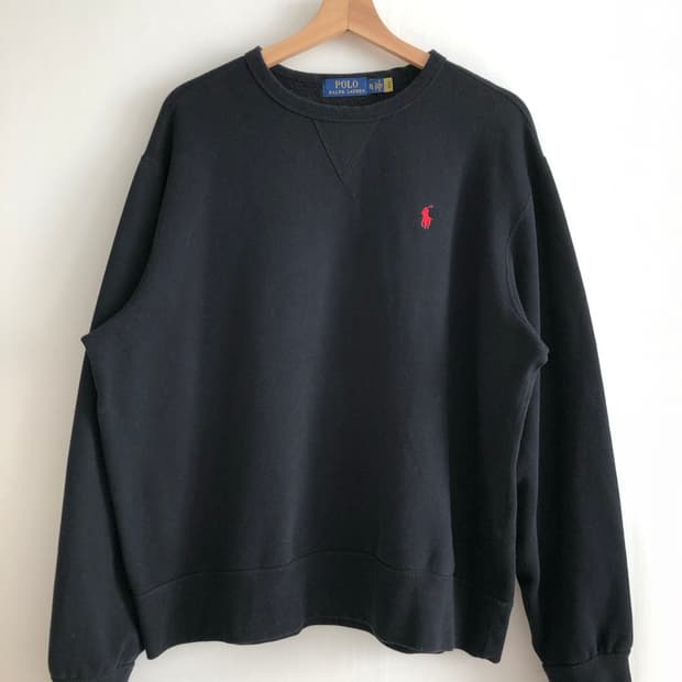 폴로 기모 맨투맨