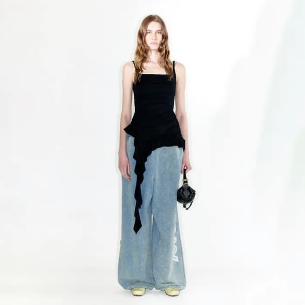 openyy  frill tank top