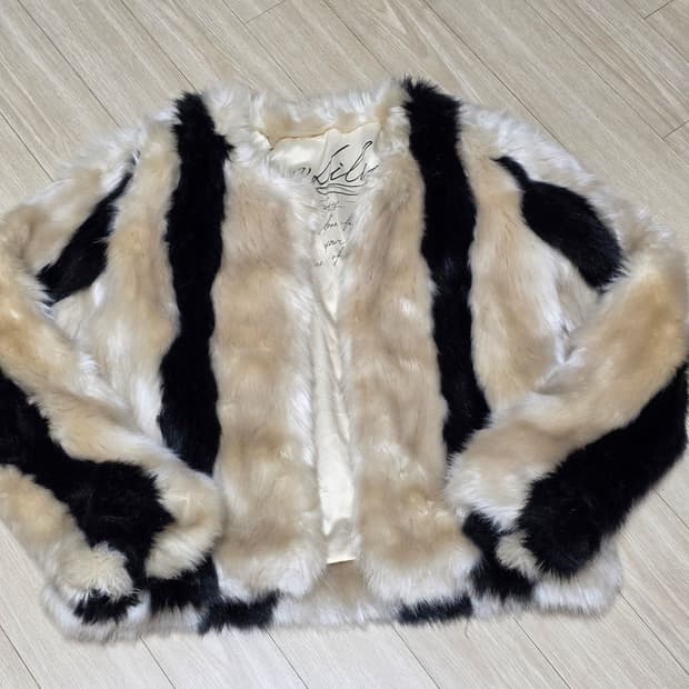 일본빈티지)Avan Lily 대장 오네갸루st 보헤미안페이크퍼 모피 자켓