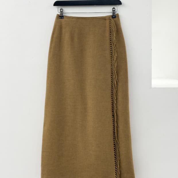 atelier canvas 울 스커트