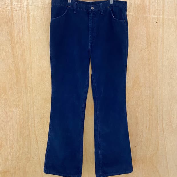 80's WRANGLER corduroy boots-cut pants