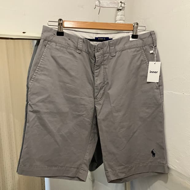Polo Ralph Lauren 코튼 그레이 쇼츠 팬츠 32