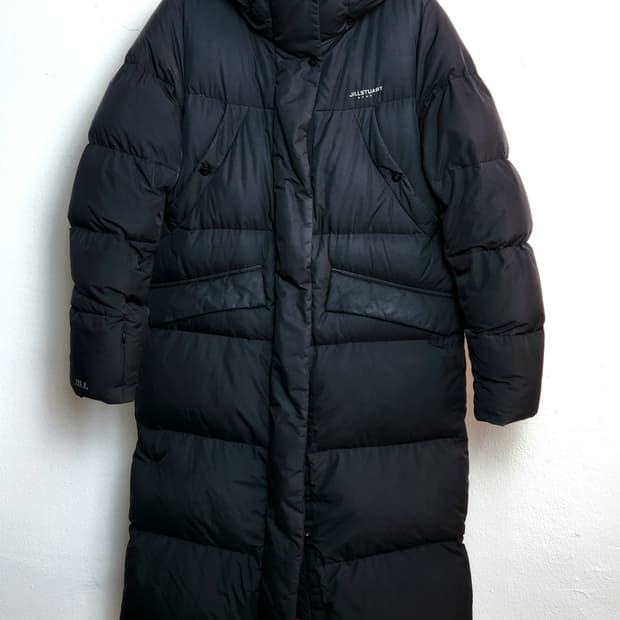 질스튜어트 구스다운 롱패딩 85