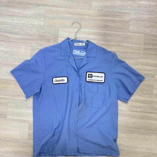 미국 빈티지 반팔 셔츠 M