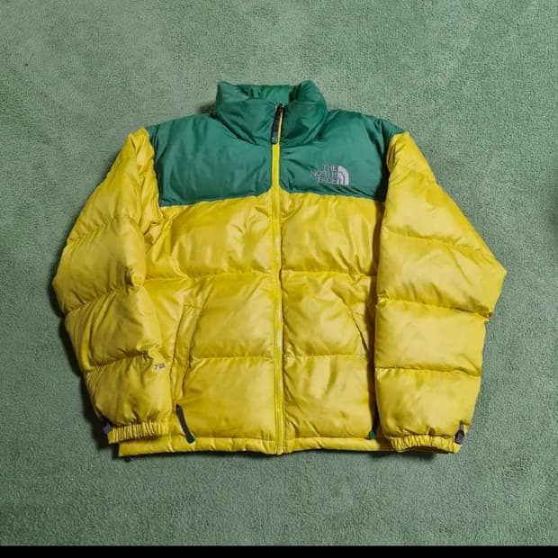 노스페이스 700 구스다운 노/초