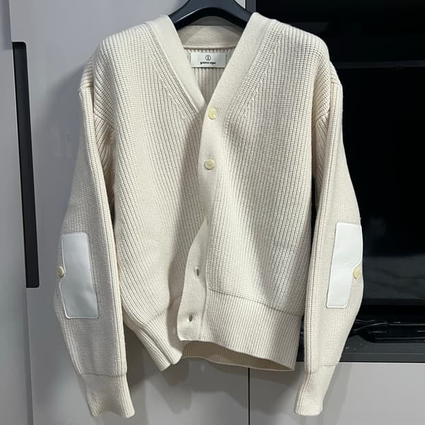 이얼즈어고 아이보리(화이트) 가디건 L