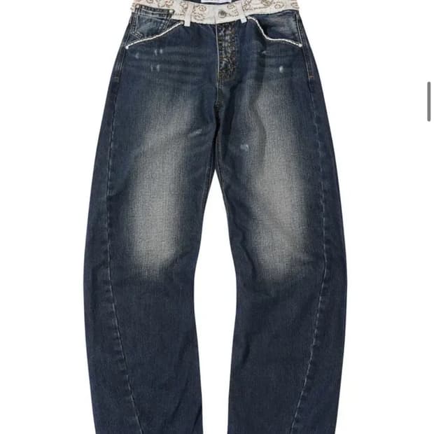 스컬프터 비즈 청바지