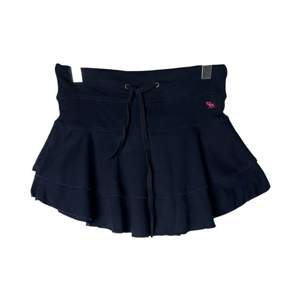 [Abercrombie] 아베크롬비 자수로고 미니스커트