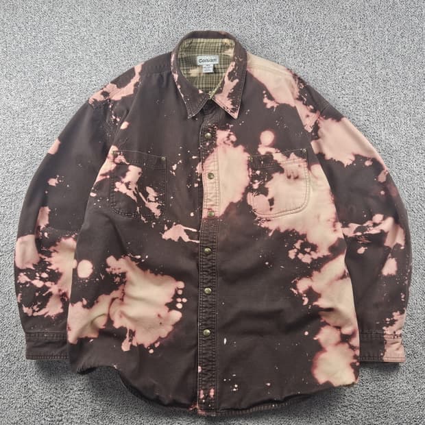 칼하트 다잉 워시드 커스텀 워크 셔츠 자켓 ( 2XL ) / 10584