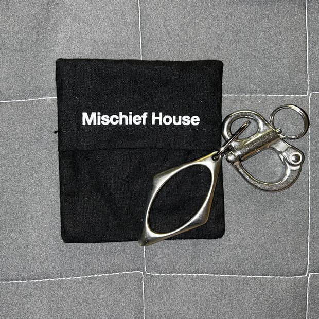 미스치프 RHOMBUS KEYRING_SILVER