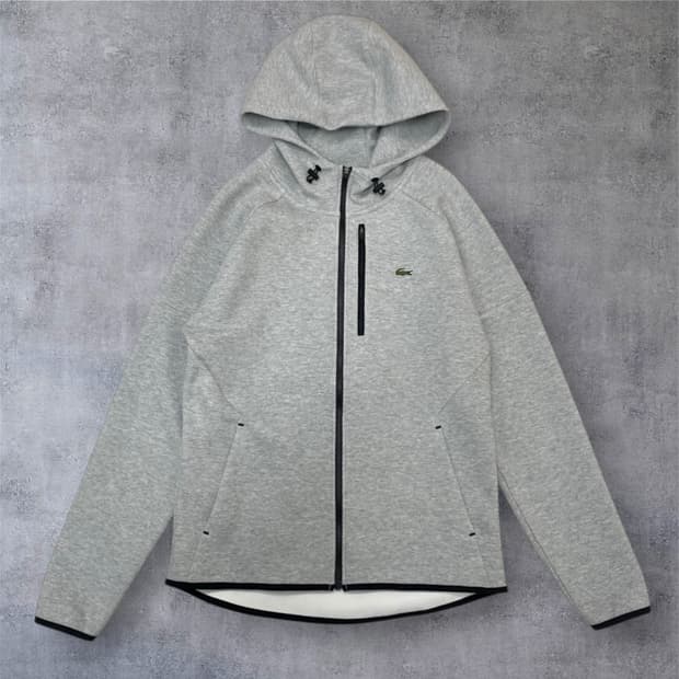 라코스테 Lacoste 연그레이 기능성 트레이닝 후드집업 4 (100)