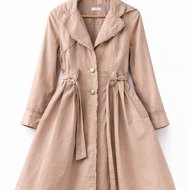 모리걸 빈티지 엑시즈팜 axes femme 트렌치코트 🤍💛👑