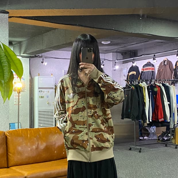 아디다스 파이어버드 카모 트랙탑 져지 B4696