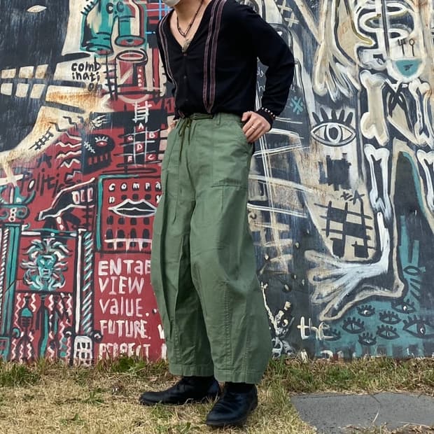 Needles HD pants Khaki