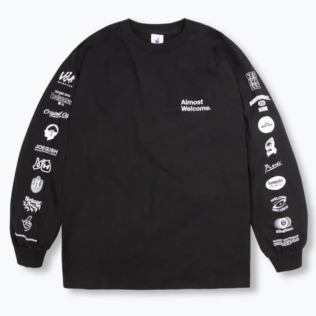 제이에스 키오스크 서포트 롱슬리브 블랙 L