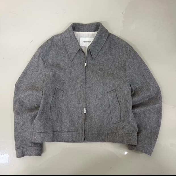 토니웩 울블렌드 미니멀 웨스턴 자켓