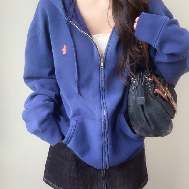 폴로 후드집업