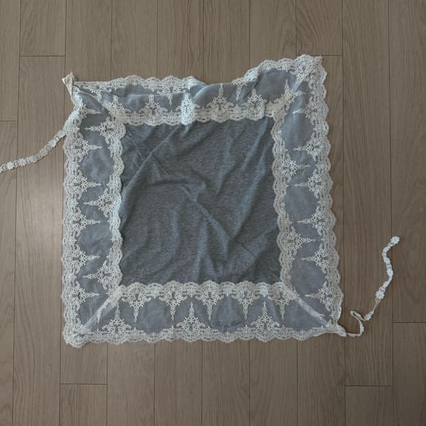 디스이즈파인 튜브탑 스카프