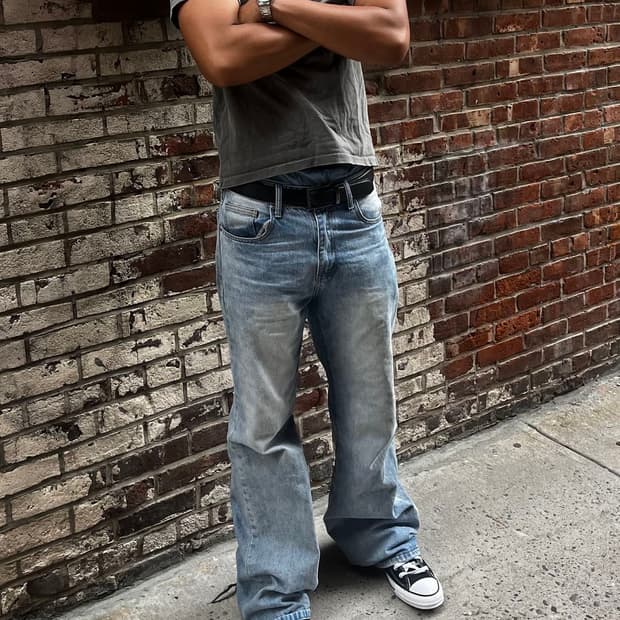 36) 1990s USA Orange Tab Levis 517 Jeans