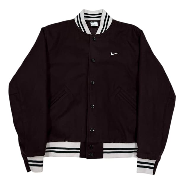 나이키 NSW 어센틱 바시티 야구점퍼 자켓 브라운 바살트 M
