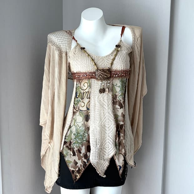 Willow Patchwork Boho Sleevele