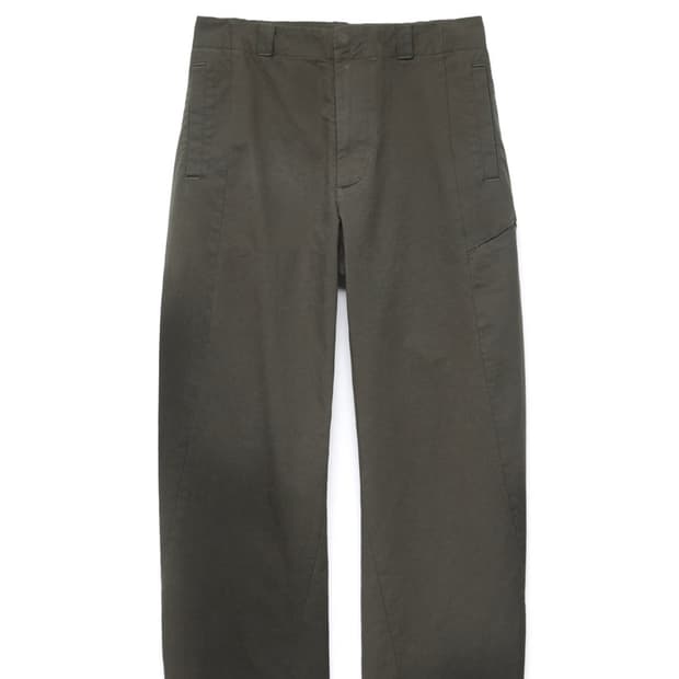 harchingroom silent trousers dusty khaki