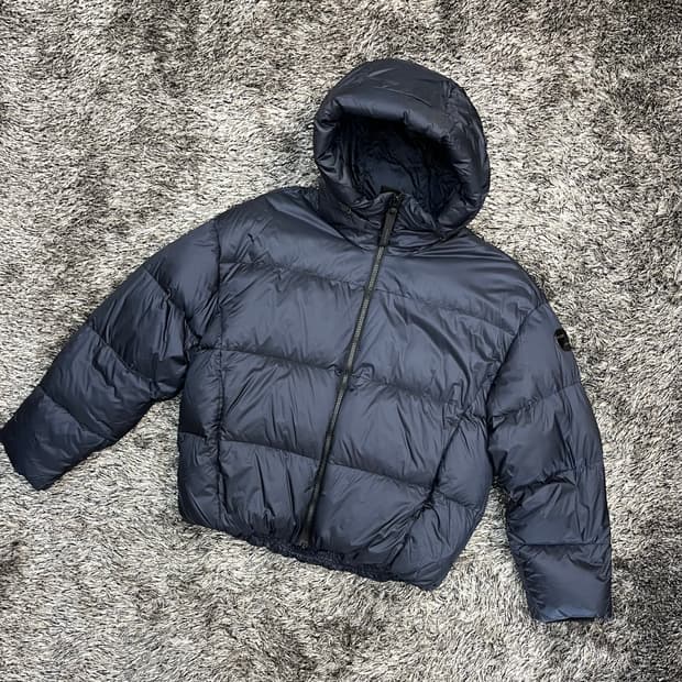 아이더 장원영 숏패딩 경량 에어본 폴라 다운 자켓 (M)