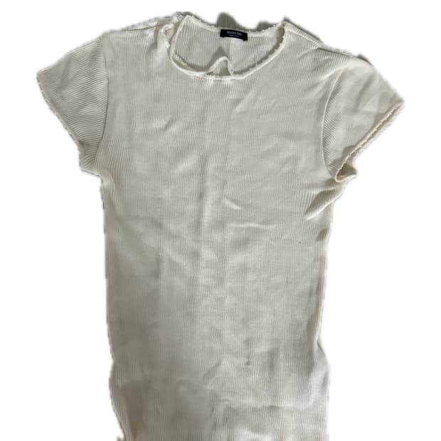 Massimo Dutti 화이트 반팔
