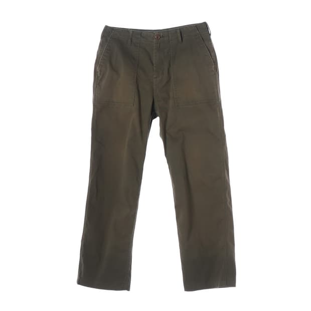 Lee 백 사틴 퍼티그 팬츠 올리브 M