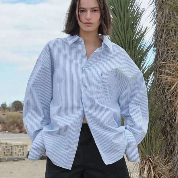 로우클래식 셔츠 OVERSIZED Lc PATTERN SHIRT