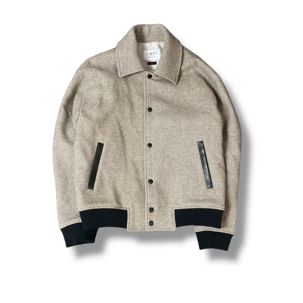 LOFI 울 블렌디드 더스티 베이지 블루종 L