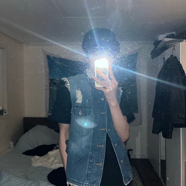 SLY 빈티지 데님 베스트